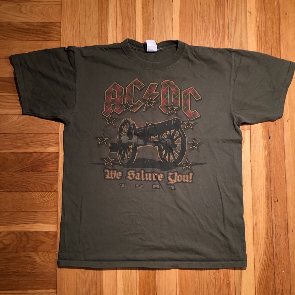 Men’s 1981 Liquid Blue AC/DC T-Shirt